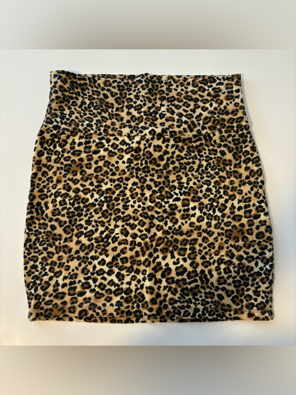 Charlotte Russe goth punk scene leopard bodycon mini pencil skirt y2k xs